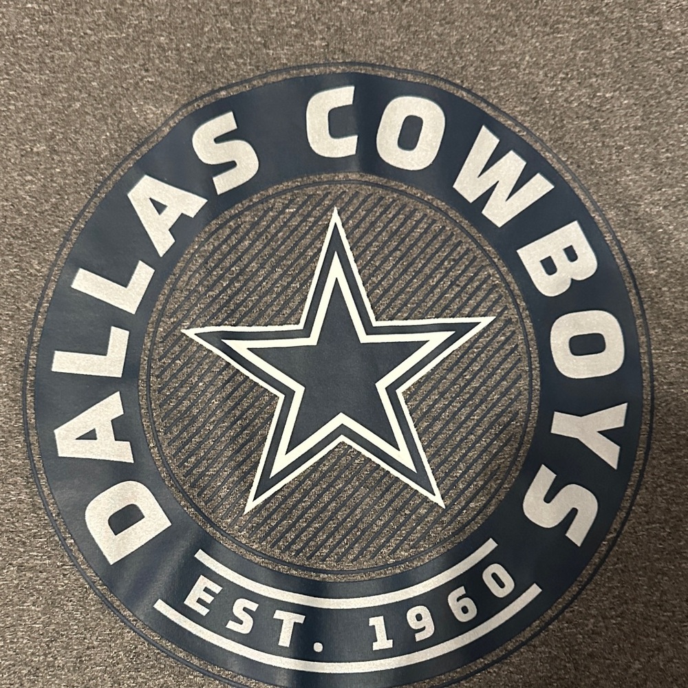 Team Apparel Dallas Cowboys Charcoal Tee